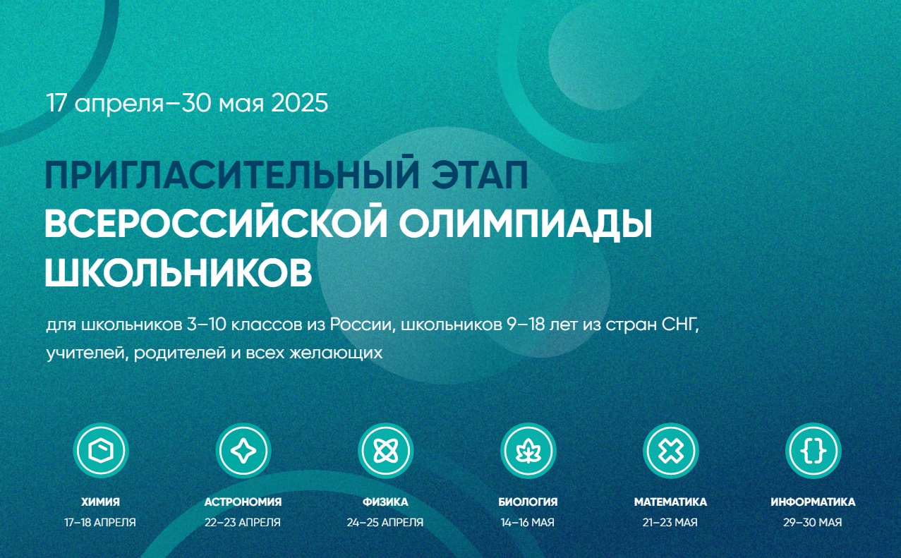 ПРИГЛАСИТЕЛЬНЫЙ ЭТАП ВСЕРОССИЙСКОЙ ОЛИМПИАДЫ ШКОЛЬНИКОВ.