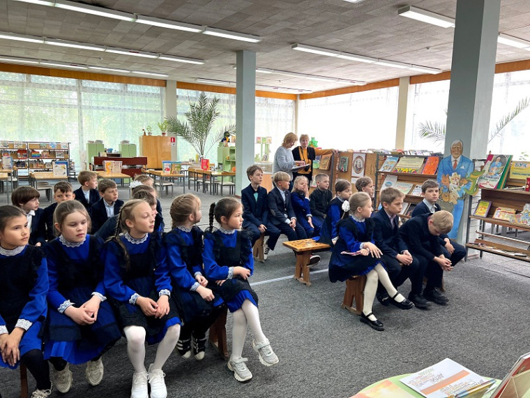 Ученики 2А посетили Аксаковскую библиотеку.