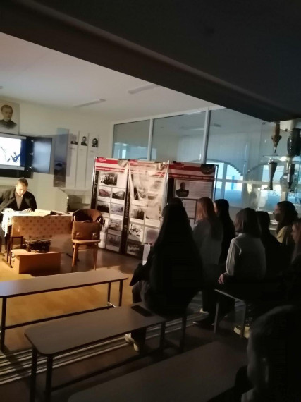 Гимназисты посетили музейный урок о блокаде Ленинграда.